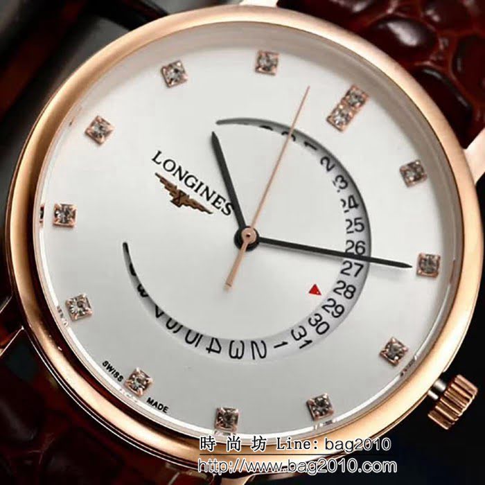 LONGINES浪琴 精鋼表殼石英機芯 情侶對表 WSS0237